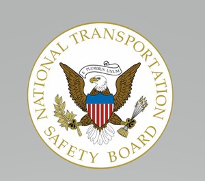 The report pointed out that the damage was 'consistent with a high velocity vertical descent' but the helicopter was upright and nearly intact. (Photo/National Transportation Safety Board)