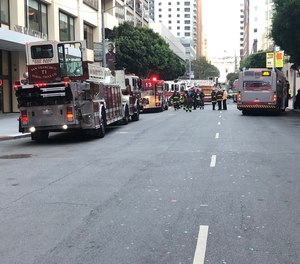 While the exact details of what caused Vann to be struck by a hoseline are unclear, we do know that a San Francisco commuter bus drove through the scene at the time.