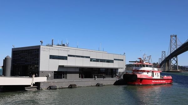 Fireboat Station No. 35 is the first floating firehouse in the western hemisphere, according to the San Francisco Fire Department.