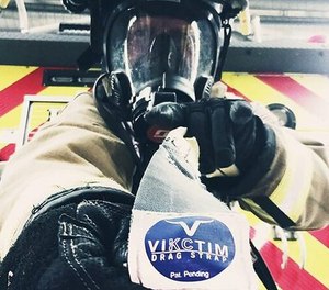 The Game Changer in VIctim Rescue, the VIKCTIM Drag Strap by SUPPRESSION GEAR. Invented by firefighters for firefighters. Easily installed into a firefighters existing PPE, the strap allows for swift and efficient victim removal.