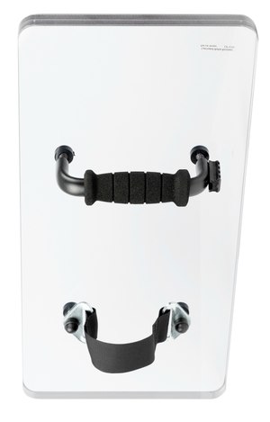 The PROTECH Tactical Hi-Viz Shield is a clear type IIIA shield made of a polycarbonate composite for clear visibility.