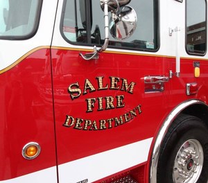 James Russell Weeks III admitted to taunting firefighters at the Salem station. They brought it down by using a water hose.
