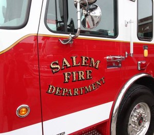 James Russell Weeks III admitted to taunting firefighters at the Salem station. They brought it down by using a water hose.