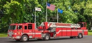 The San Diego Fire Department order included four Ascendant 102’ Heavy-Duty Tiller Aerial Ladders.