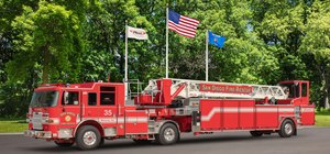 The San Diego Fire Department order included four Ascendant 102’ Heavy-Duty Tiller Aerial Ladders.