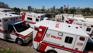 Under the San Diego agreement, control over staffing, ambulance deployment and patient billing goes from ambulance provider Falck USA to the city's fire-rescue department.