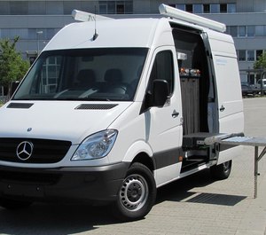 Stadiums and other venues that have to secure massive outdoor crowds can benefit from a solution like the new ScanVan mobile X-ray inspection system, equipped with a Smiths Detection HI-SCAN X-ray unit.