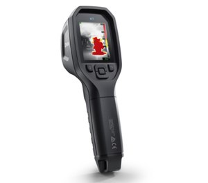 The FLIR K1, a handheld TIC, detects heat and provides visibility through smoke and in total darkness to enhance situational awareness.