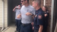 Video: Colorblind Ga. firefighter sees American flag for the first time