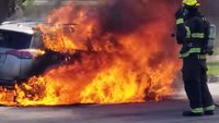 Firefighter safety reminder: Car fires are Class B fires