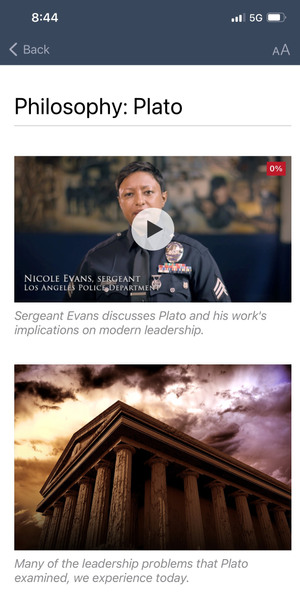 We used talent from our Media Relations Division to create well-produced videos and enlisted interesting people (including a Seal Team Six Commander) to record podcasts.