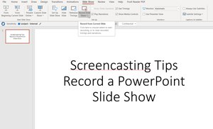 There are lots of tools for recording and distributing a screencast.