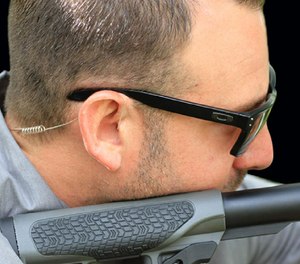 Braided fiber cloth provides extra protection for super-thin cabling that provides discreet comfort along with clear communications.