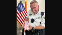 Fla. deputy reunites with baby he helped deliver on side of highway