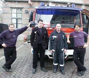 Bart Van Leeuwen (second from left), a 27-year veteran of the Dutch fire service, shared how the Amsterdam Fire Department has evolved over the years in terms of firefighter safety during a session at Fire-Rescue International 2023.