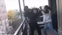 Suspects captured on video attacking NYPD officer over cigarette use freed without bail the next day
