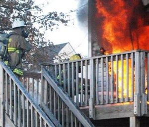 Structure tactic training is a skill every firefighter should have in their arsenal – no matter their rank. (Photo/Stafford County Fire and Rescue)