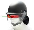 Render laser beams harmless with a simple but effective face shield accessory