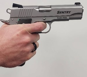 Using the 1911 firearm, the Sentry integrates Free State Firearms, LLC’s patent-pending RFID Certifire Technology.