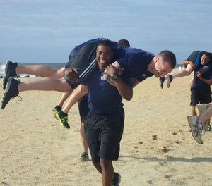Sharing adversity is motivating, breaks down personality barriers and builds camaraderie.