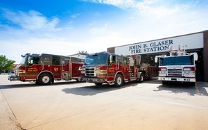 Just after midnight, a car woke fire crews at the John B. Glaser Fire Station on Quivira Road when it crashed through the bay doors and hit a ladder truck, said Deputy Chief Corey Sands, a spokesman for the Shawnee Fire Department. Firefighters said they believe the driver was having a medical emergency.
