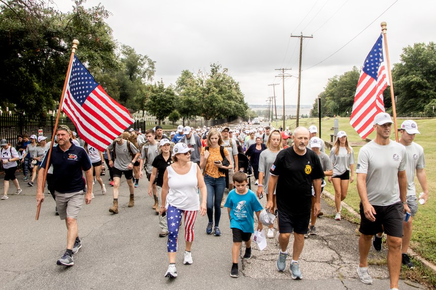 Frank Siller is making a 500+-mile trek from the Pentagon to Shanksville to New York City, ending at One World Trade Center.