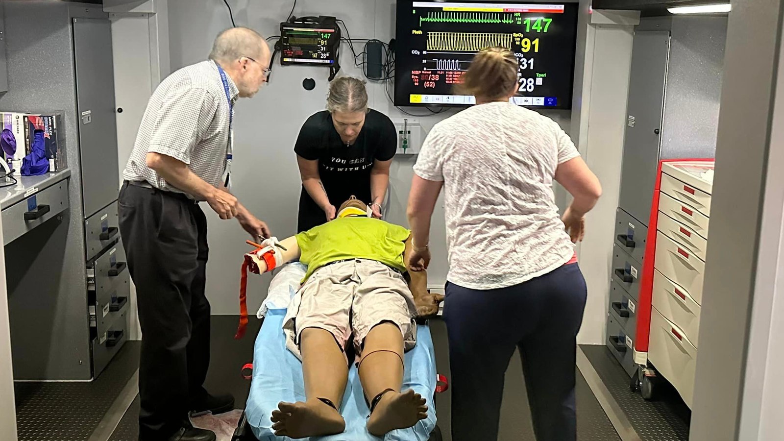 First Responder Simulator Mobile simulation training vehicles bring EMS training to Iowa first ...