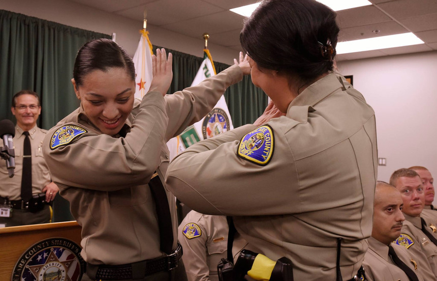Deputy Snowden has now been with the sheriff's office for three years. Deputy Torres has been with the county for 20 years.