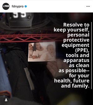 Direct social media messages at your firefighters, like this FDNY social media post from Jan. 1, 2018.
