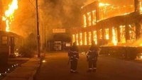 Video: Nearly 100 FFs battle massive N.J. warehouse fire