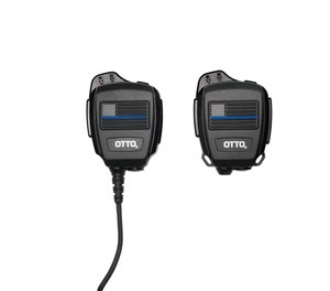 Thin blue line speaker mic. (Courtesy photo)