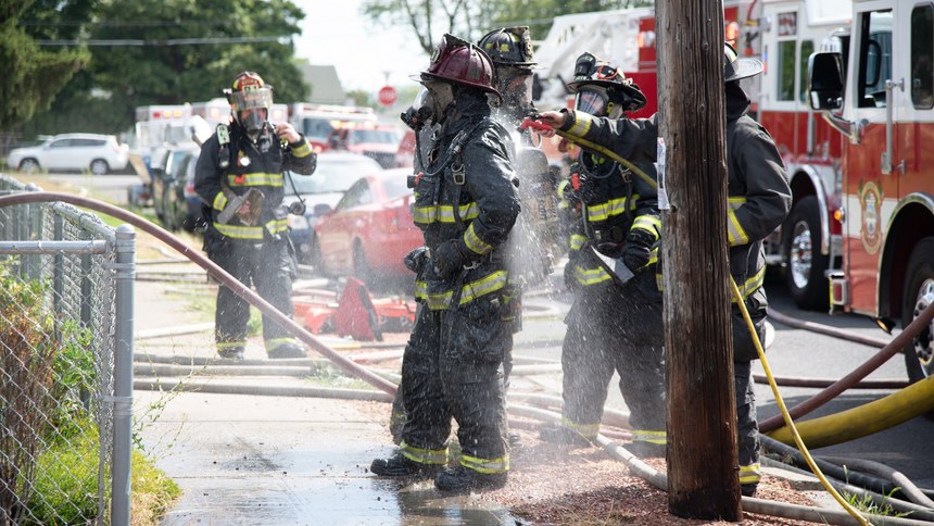 Policies dictating on-scene PPE decontamination, cleaning of crew cabs, thorough post-scene cleaning at the station, and regular gear washing as a part of their policies and procedures affected changes in behavior.