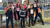 Photos: EMS agencies embrace pink for breast cancer awareness