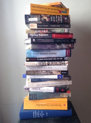 Image of stacked books (Photo/Wikimedia)