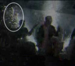 The beginning of the fire was captured on video, seen in the above image.