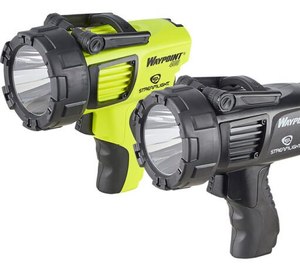 The new version of the rechargeable pistol-grip spotlight offers up to 1,400 lumens of ultra-bright white light with 400,000 candela and a beam distance of 1,265 meters for enhanced down-range lighting capability.