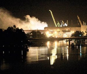 The May 2012 fire that crippled the nuclear submarine showed that the Navy had become complacent about safety in industrial settings and put too much faith in land-based firefighters who had never trained to battle a blaze aboard a submarine, Navy investigators concluded. (AP Photo/The Herald, Ionna Raptis, File)