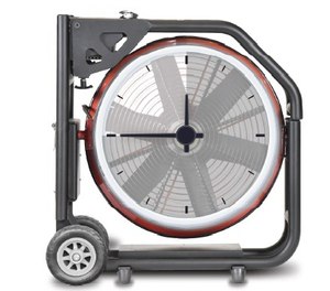 The demo fan on display at FDIC, Super Vac booth #3417, will be equipped with dual 12Ah DeWalt FLEXVOLT batteries, compatible with all DeWalt 20/60/120V MAX Tools.