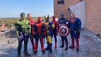 SWAT cops get to play superhero for the day – all for a good cause