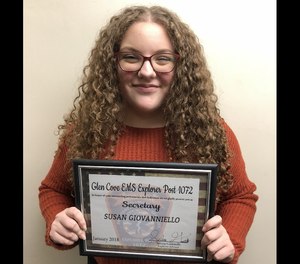 Susan Giovanniello, 19, was the secretary of the Glen Cove EMS Explorer program