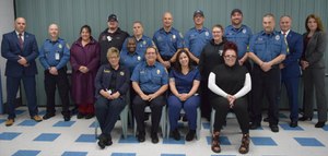 Sussex Correctional Institution leaders and Georgetown EMS staff recognized the COs and nurse for saving the life of an SCI inmate.