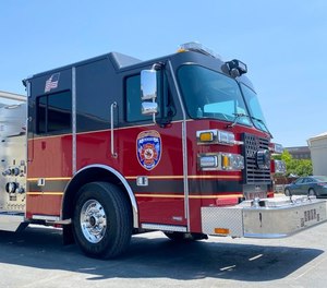 McAlester Fire Department custom pumper.