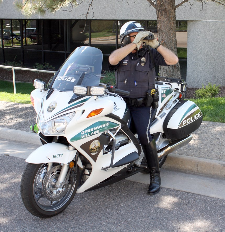 Readings on a vehicle can be taken at a very long distance if required.