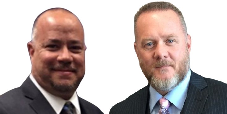 L - R: Dean Cardinale, Bruce Gentner