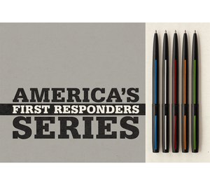 Fisher Space Pen has released a First Responder Series featuring five pens with different colored thin lines corresponding to five different first responder professions.
