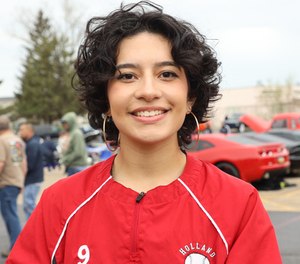 Giselle Torres, a student in an EMS class at the Careerline Tech Center, helped a child who could not breathe.