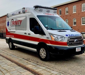 There were no serious injuries from the crash, Trinity EMS said.