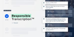 Responsible Transcription automatically separates and redacts civilian data during body camera transcription.