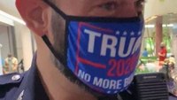 Uniformed Miami cop wearing pro-Trump mask at voting site will be disciplined