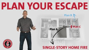 FSRI stresses the need for a plan A, B and C with two ways to get out of every room and options for when you cannot escape.